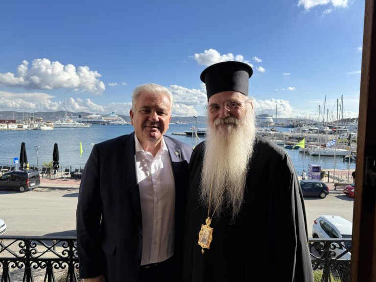 Επίσκεψη του Μητροπολίτη Μεσογαίας & Λαυρεωτικής στο Δήμο Λαυρεωτικής